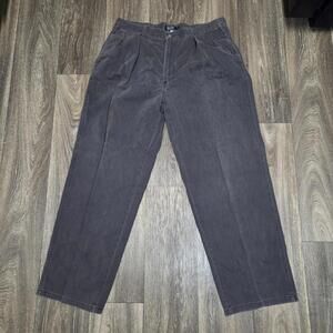 Vintage Polo by Ralph Lauren Pants Men 36x34 Purple Maroon Pleated Chino Y2K